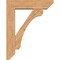 Ekena Millwork Legacy Slat Smooth Bracket w/ Offset Brace, Western Red Cedar, 7 1/2"W x 30"D x 38"H BKT0806X30X38LEC06SWR - alternate 4